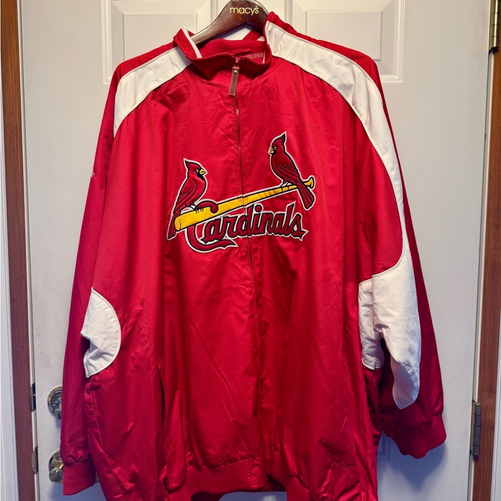 Men’s Big and Tall Majestic Red Athletic Jacket